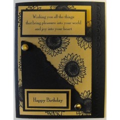 Sunflower Birthday Greeting Card